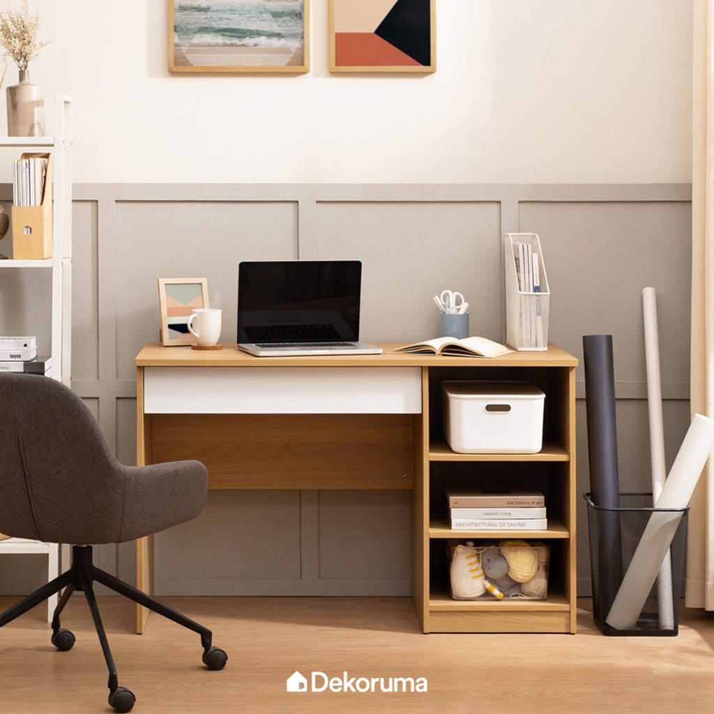 

Dekoruma SHUKO Meja Belajar / Meja Kerja Minimalis