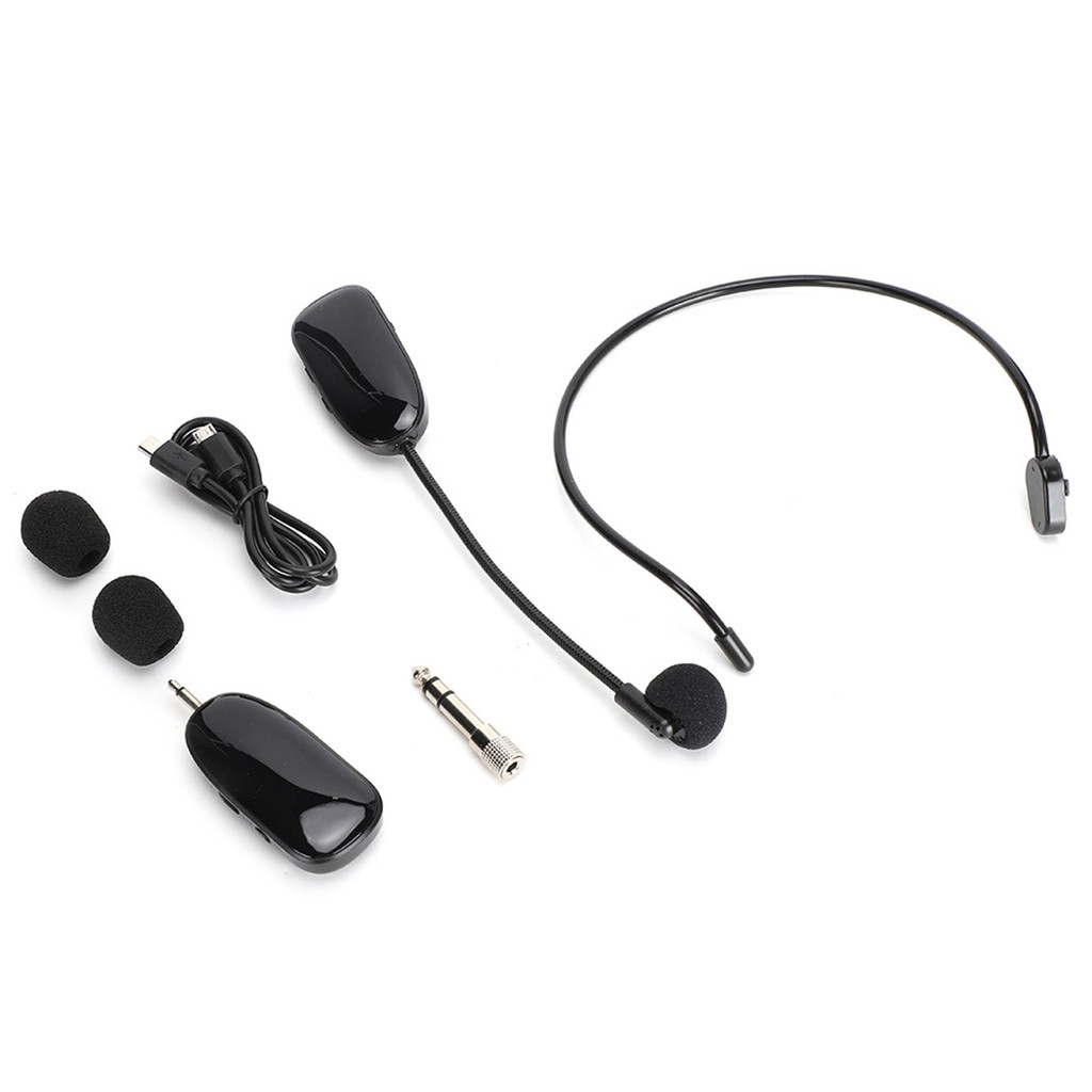Amplifier Mic Professional Head Wear Mic UHF Wireless Microphone for Voice Amplifier Computer Wirele