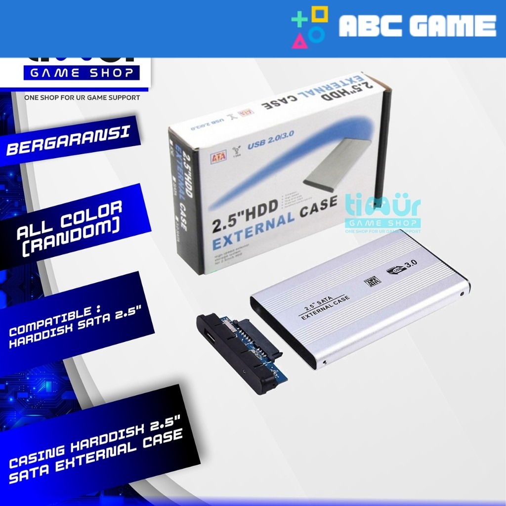 Casing Harddisk Hardisk 2.5" Sata External Eksternal Case Laptop PS2 PS3