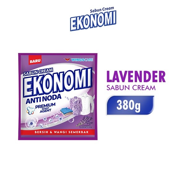 

Ekonomi Cream Deterjen Lavender 380 gr