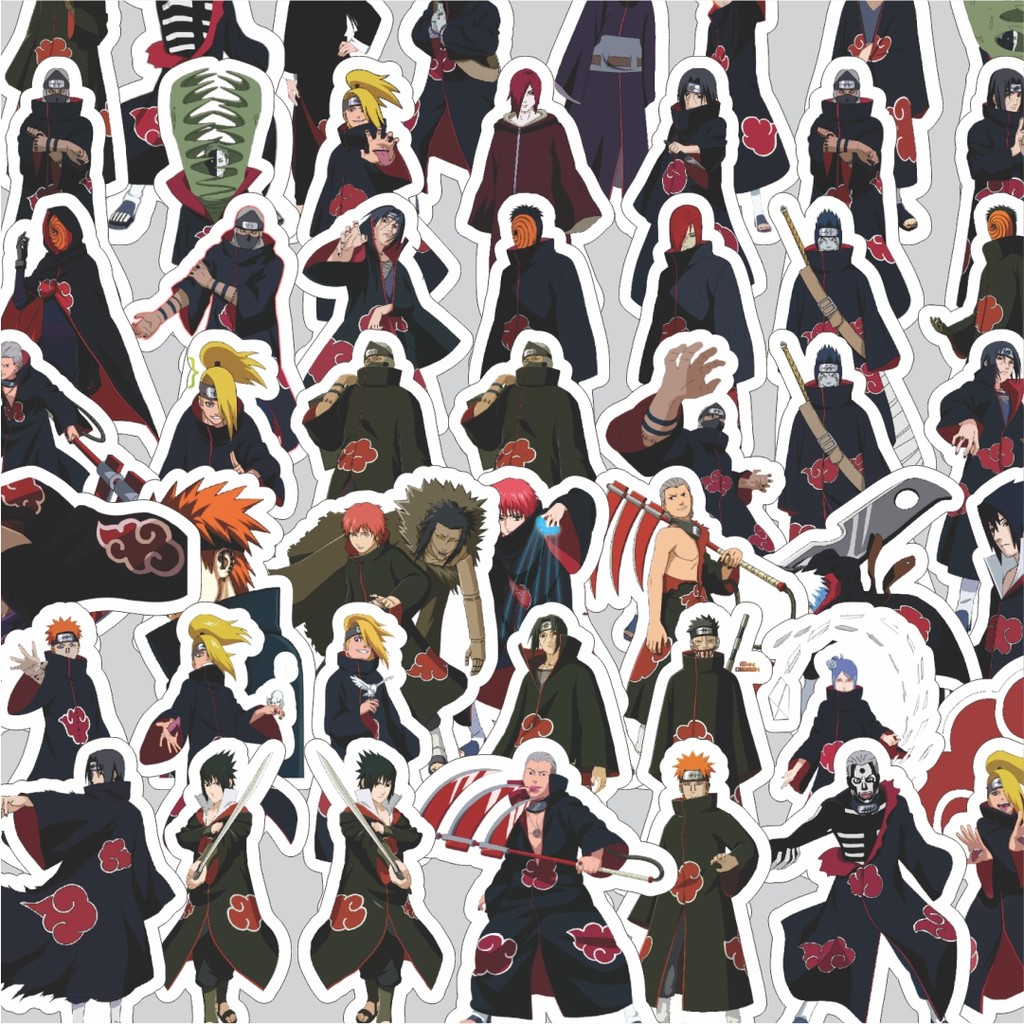 

Stiker Cutting Pack Stiker Anime Series Naruto Character Akatsuki Isi 100Pcs Series Aesthetic Lucu Keren Untuk Koper Bahan Vynil
