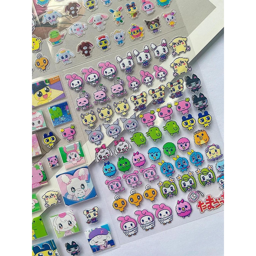 

Cute Little Animals Diy Toploader Scrapbooking Journal Decor Stickers Y2K Journal Planner Stationery Stickers Pvc Nail Sticker