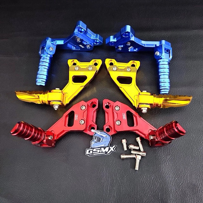 FOOTSTEP BELAKANG CNC KLX 150 DTRACKER 150 KLX BF PIJAKAN KAKI BELAKANG KLX