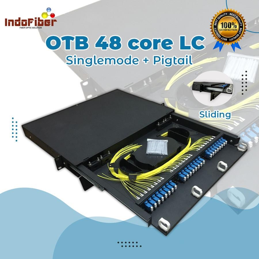 INDOFIBER OTB 48 core LC singlemode sliding + Pigtail- OTB FO