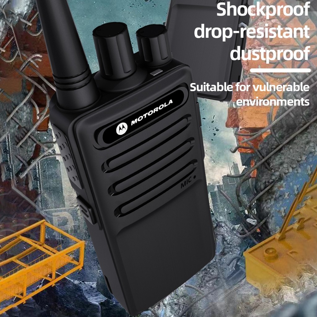 HT Motorola UHF Walkie-Talkie CP6688 headset K Jarak jauh 10KM 5800mAh battery Type-C charging Two-w