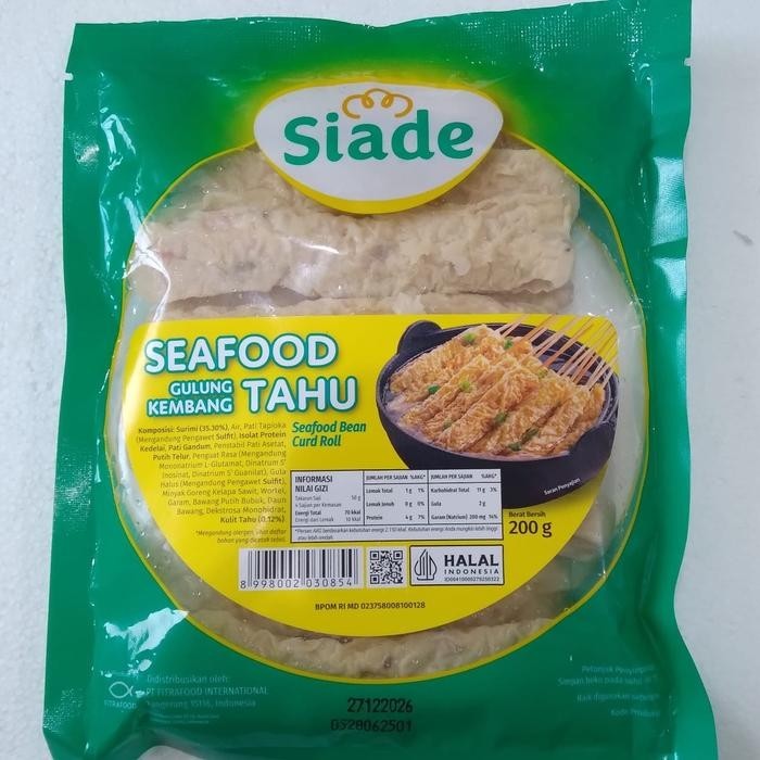 

SIADE SEAFOOD GULUNG KEMBANG TAHU 200g