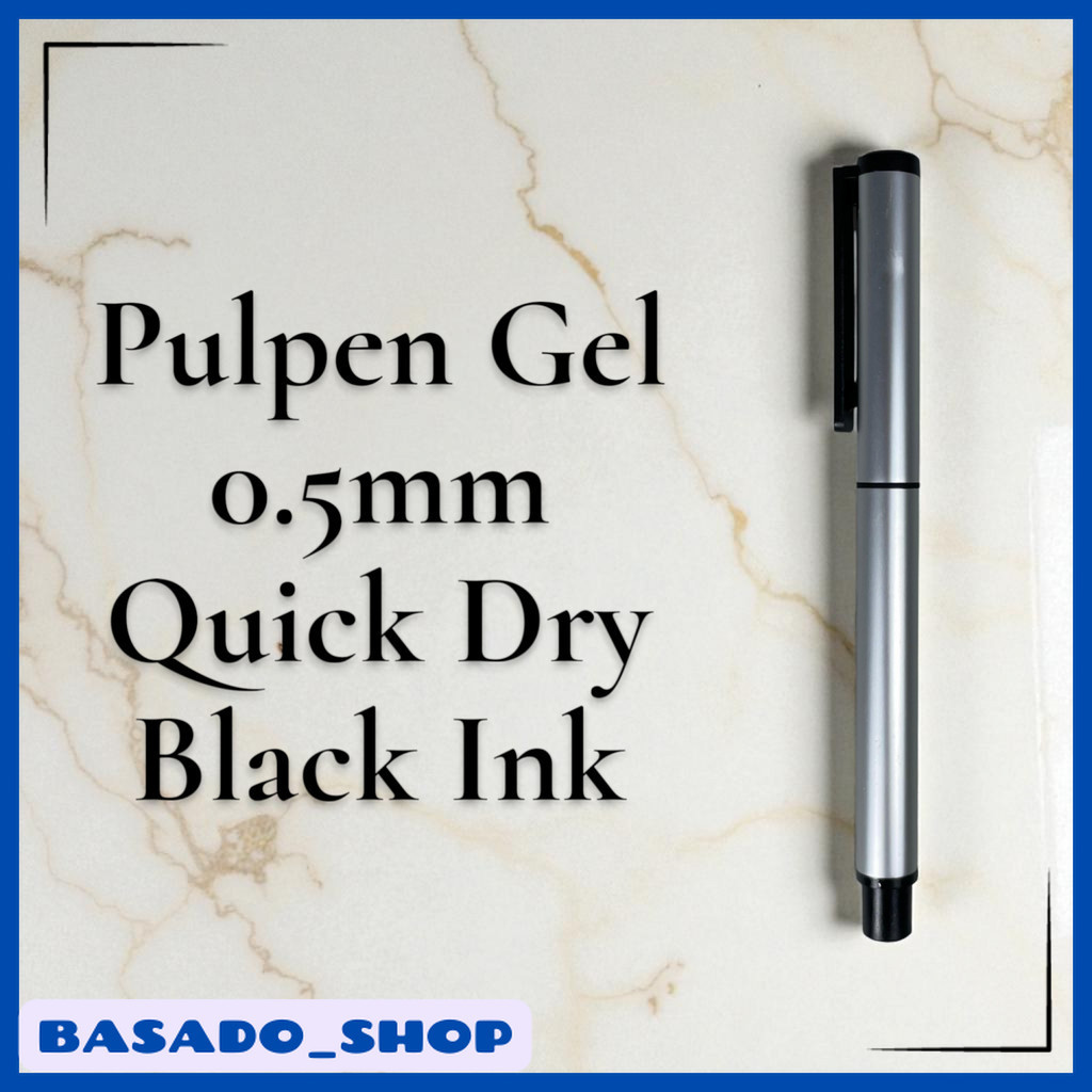 

Kaco Pena Pulpen Gel 0.5mm TUBE Roller Quick Dry Black Ink 1 PCS - K80