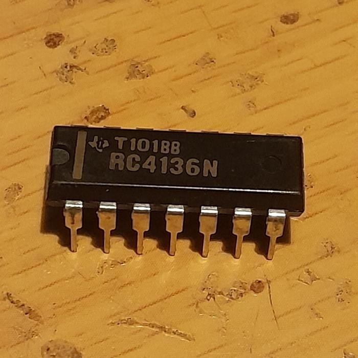 Part IC RC4136N RC4136 N RC 4136 N ori Texas Instrument Nos