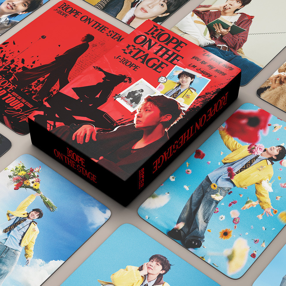 

55Pcs/Set Kpop Idol J-HOPE Cards Photocard New Album Hope On The Stage Postcard Fans Collection Gift