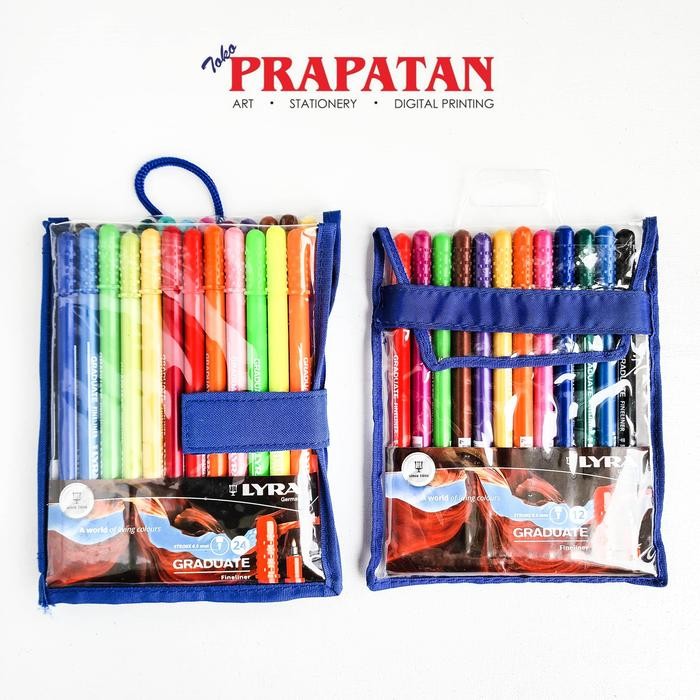 

Spidol Lyra Graduate Fineliner Marker Wallet - 24c