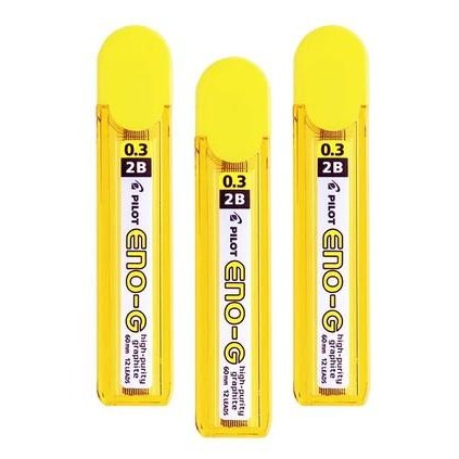 

Pilot Mechanical Pencil Lead Refill 0.3-0.5-0.7 2B | Isi Pensil Mekanik - PPL-5-INE ISI 12