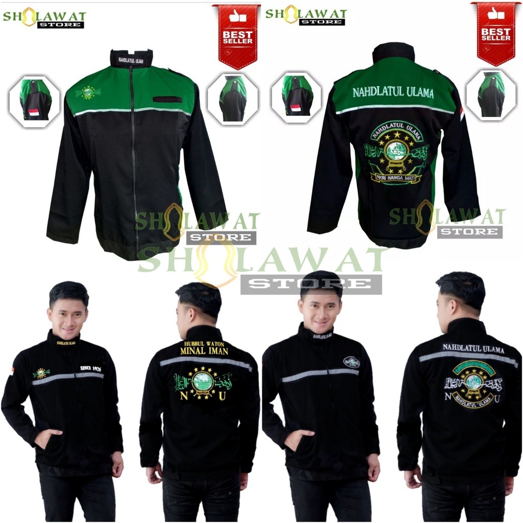 [TERLARIS] JAKET NU NAHDLATUL ULAMA / JAKET NAHDATUL ULAMA / JAKET NU PRIA