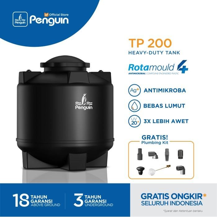 Tangki Air Plastik Penguin 2000 Liter