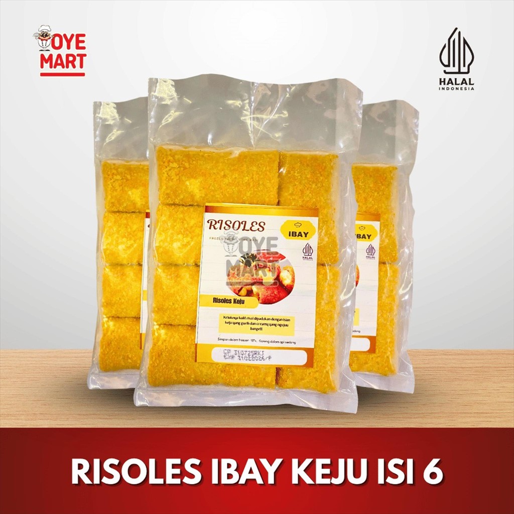 

RISOLES IBAY KEJU ISI 6 / RISOL ISI KEJU