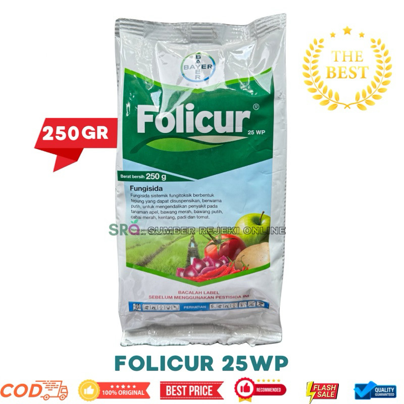 FUNGISIDA | FOLICUR 25WP BAYER KEMASAN 250GRAM // BAYER