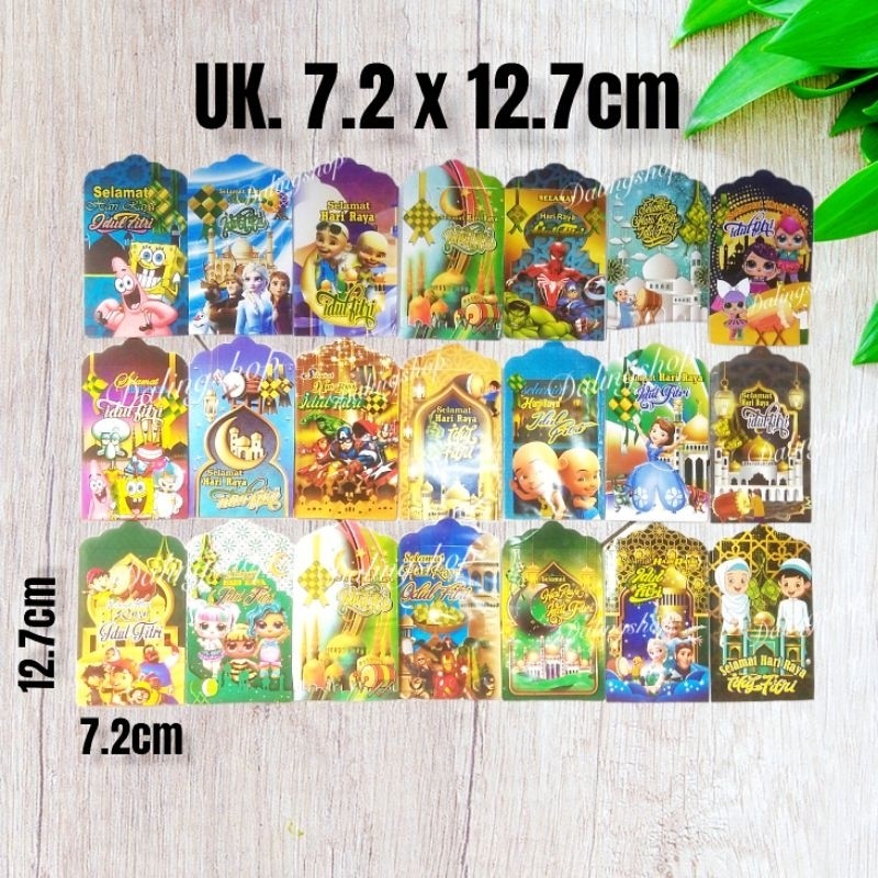 

AMPLOP LEBARAN Viral 1 pack isi 8 Lembar Amplop Lebaran Karakter