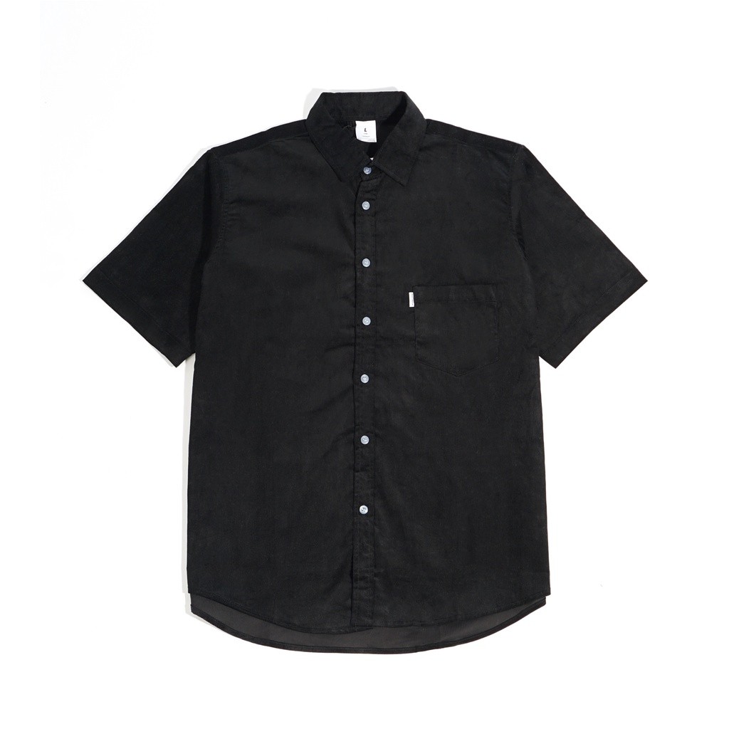 The Don's House KUGERU SS - Kemeja Kerah Lengan Pendek Polos Slimfit Pria Wanita