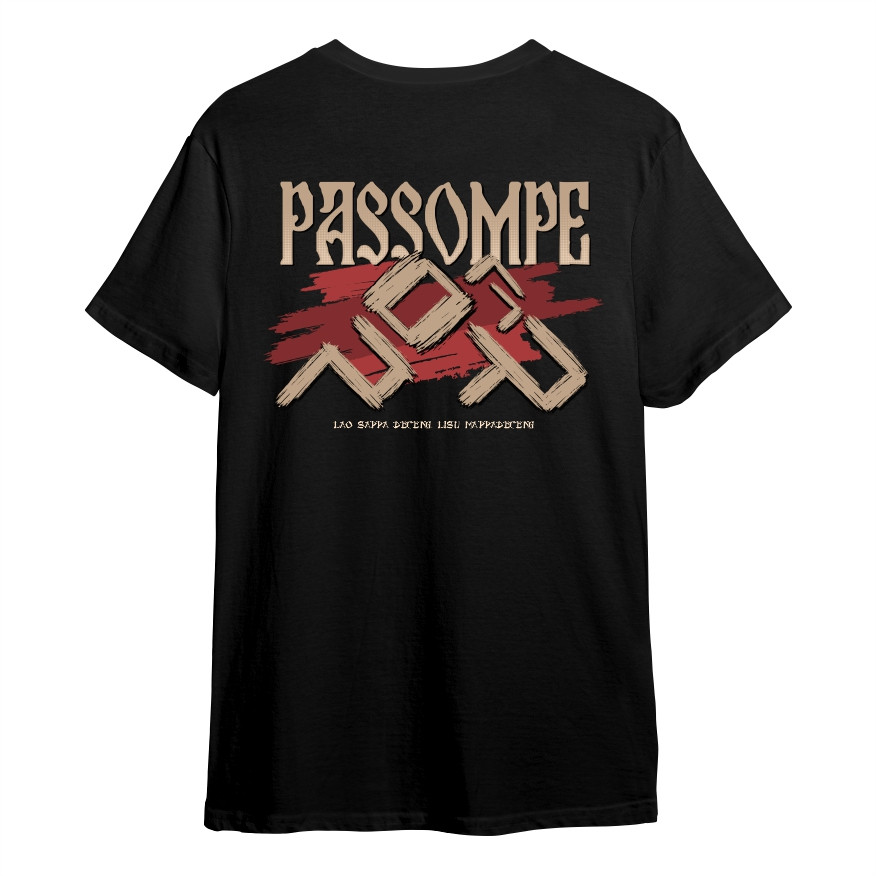 Kaos Passompe Bugis Perantau | 100% Cotton Combed 24s Premium