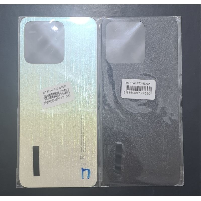Backdoor Realme C53 Gold Black Al