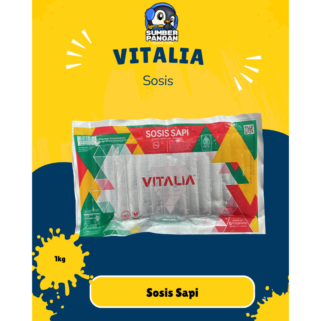 

Vitalia Sosis Sapi 1kg//Sosis Sapi