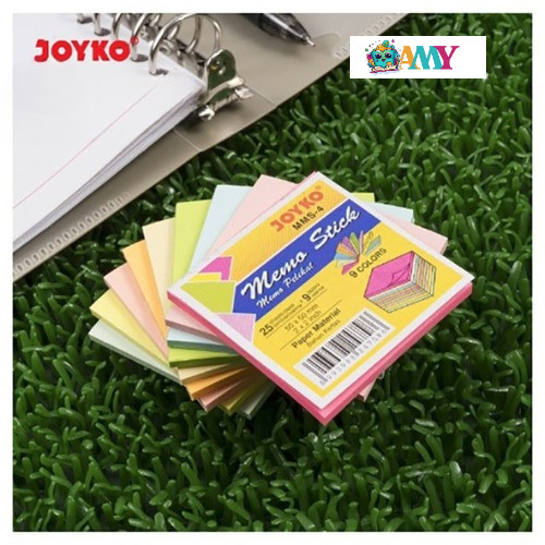 

(1KOTAK ISI 25SHEET) JOYKO MEMO STICK MMS 4 AMY STASIONARY