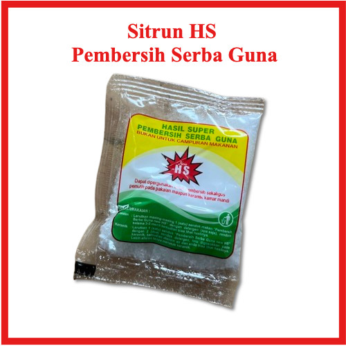 Sitrun HS Biang Serbuk Ajaib Pemutih Pakaian Pembersih Kerak Keramik Air Keruh Serba Guna