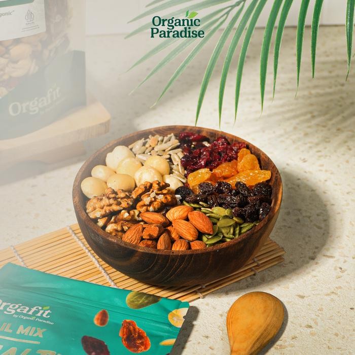 

Trail Mix Nuts Helthy Bite Kemasan Botol / Kacang Campur Mix Helthy Bite Kemasan Botol Organic Paradise - 100 Gram