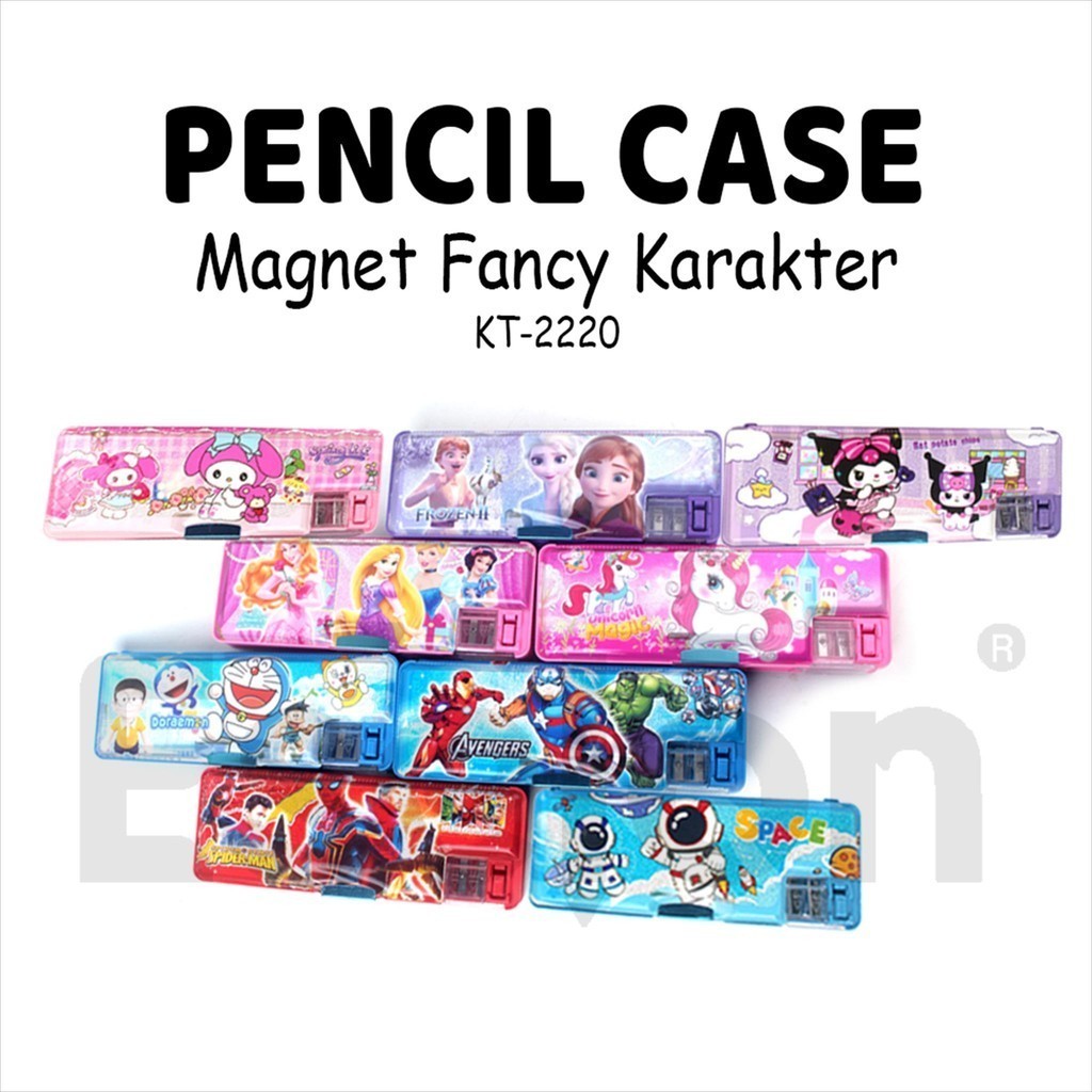 

♚Kotak Pensil Magnet Karakter KT-2220 / Kotak Pensil 2sz Rautan♚