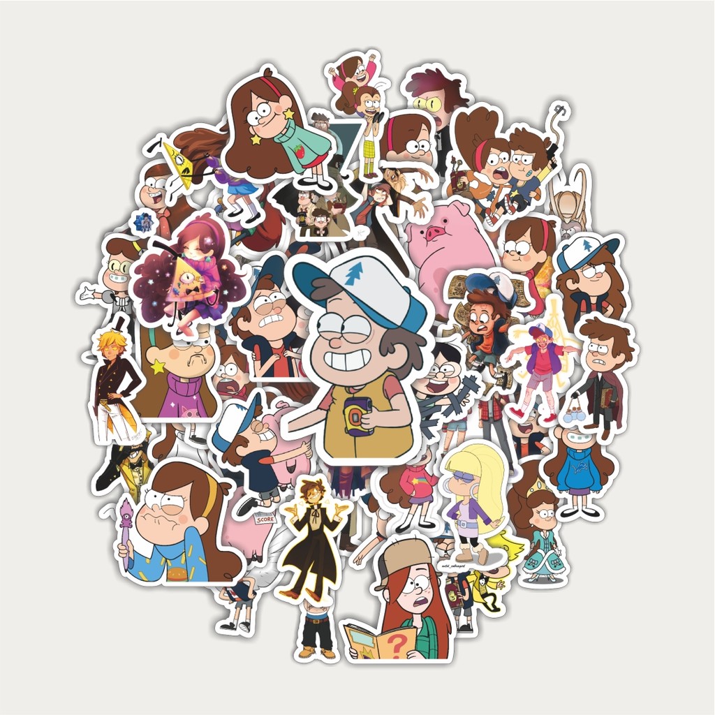 

Sticker Pack Stiker Kartun Series Gravity Falls Karakter Mix 4 | Sticker TUMBLR | Stiker LAPTOP KOPER HELM