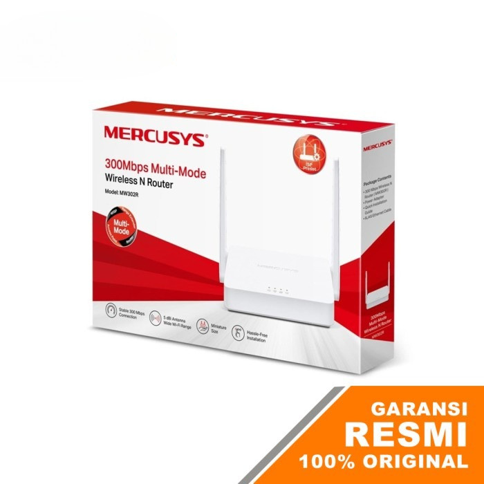 Wireless Router Mercusys MW302R 300Mbps Router Wireless