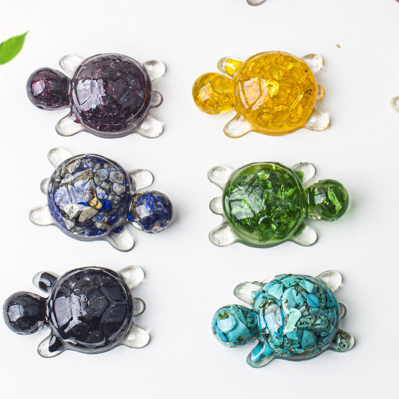

DIY Turtle Resin Silicone Mold Desktop Jewelry Toy Ornament Mold Fish Tank Decoration Drop Glue Mold