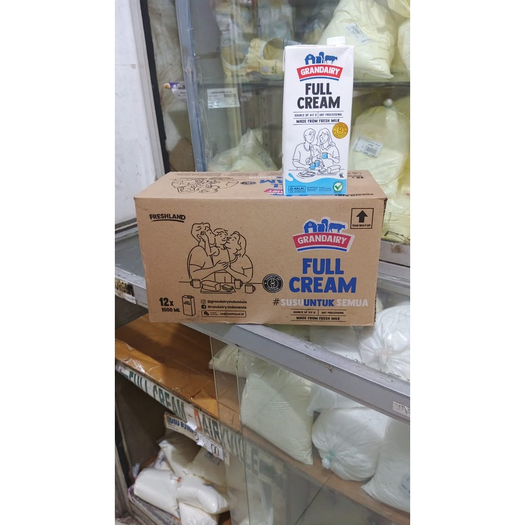 

Susu UHT Grandairy Full Cream Milk 1000ml Dos