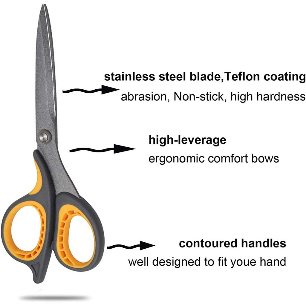 

ANDEASTR Jasni Gunting Multifungsi Anti Lengket Stainless Steel 21.8cm - K10