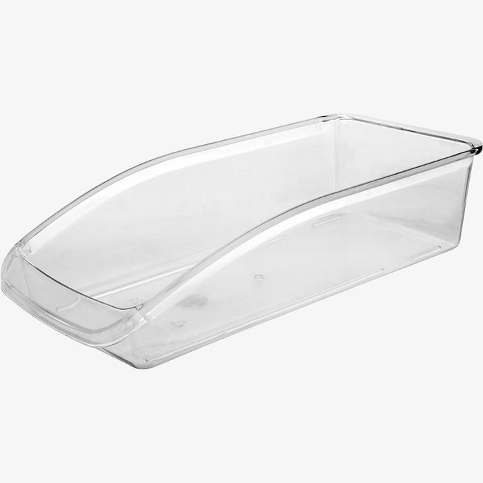 TERBARU TEMPAT CONTAINER KULKAS ORGANIZER FRIDGE FOOD GREEN LEAF STORAGE TRAY - Kecil (1329)