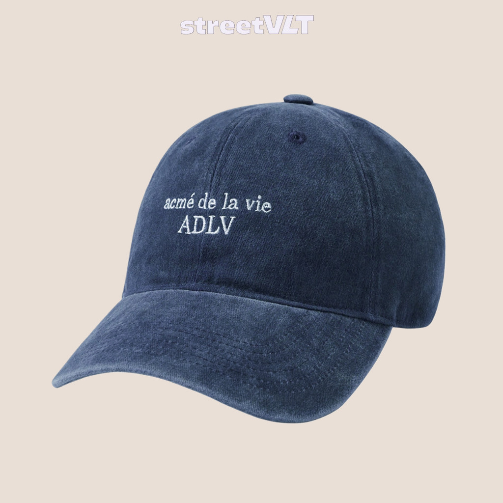 ADLV Basic Logo Season 3 Ball Cap Navy Acme De La Vie