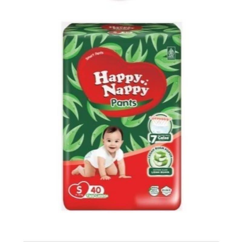 HAPPY NAPPY PANTS S40 /M34 / L30/XL 26 DIAPERS PANTS POPOK CELANA