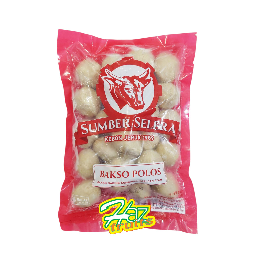 

Sumber Selera Bakso Sapi dan Ayam - Polos Isi 25 pcs