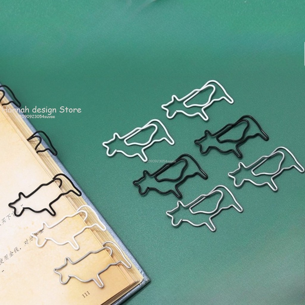 

30Pcs Set Mini Paper Clips Animal Shape Metal Bookmark Paperclips Cute Stationery Orgainzer Accessories For Photo Ticket Note