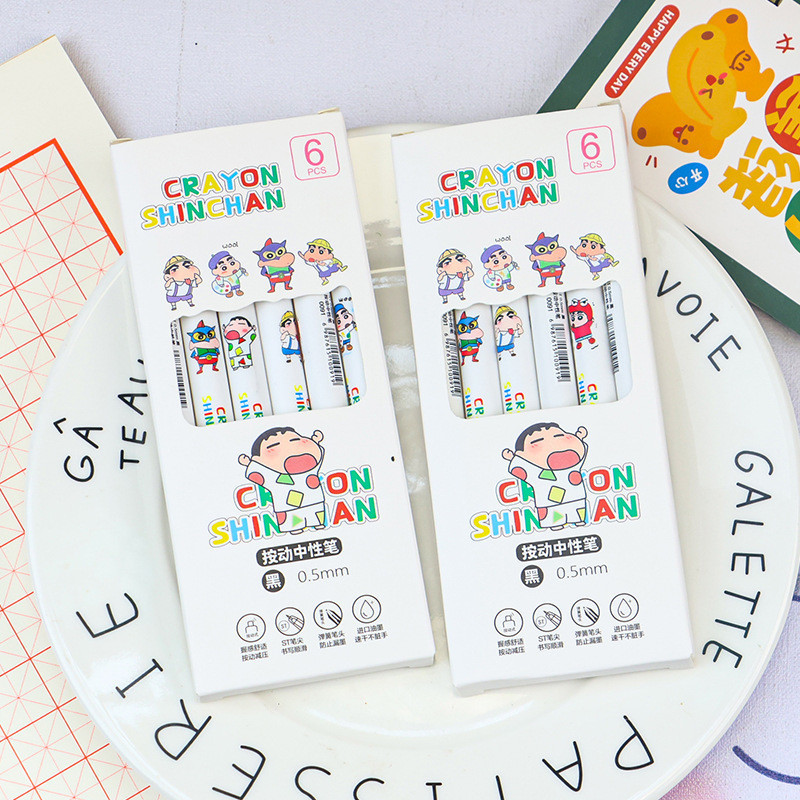 

PULPEN GEL MEKANIK 0,5 MM ISI 6 PCS MOTIF KARTUN CRAYON SHINCHAN SLEEPY PAJAMAS EDITION