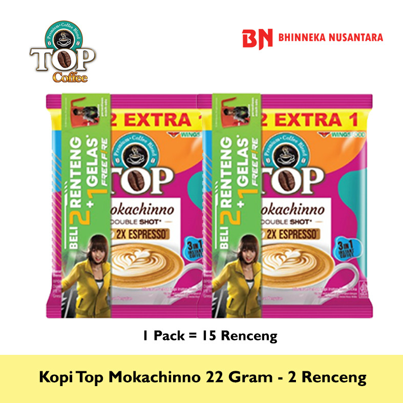 

Kopi Top Mokachinno 22 Gram [15 Sachet] - 2 Renceng