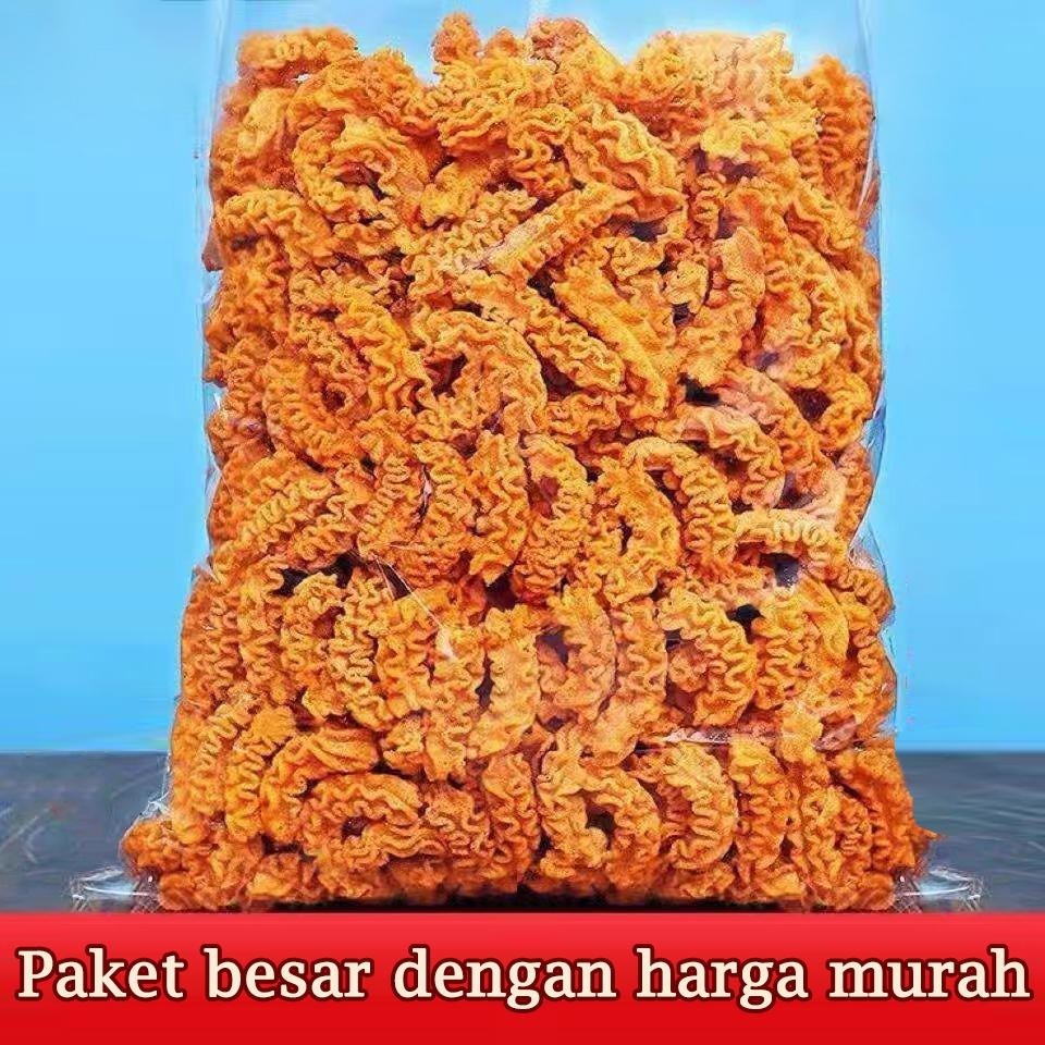 

COD Taiko Krezz 500g/1000g, camilan/makanan kembung/ puffed, citarasa baik, renyah dan lezat, makanan puffed daribahan baku berkualitas, renyah dan tidakterlupakan