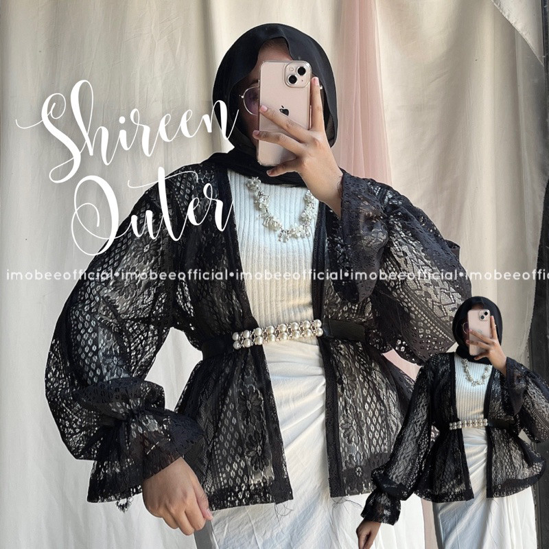 SHIREEN OUTER BRUKAT LACE // OUTER BROKAT MODERN // CARDIGAN BROCADE