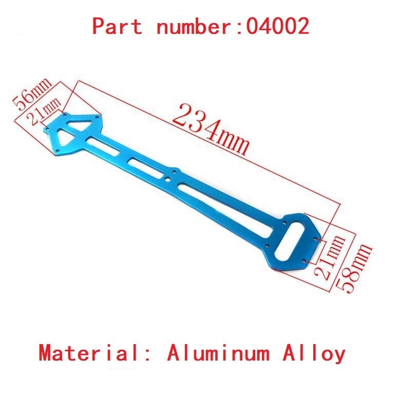 RC Car 04002 Aluminum Radio Tray For 1/10 HSP 94107 94170 94118 94111 94111PRO 94170 94170PRO Buggy 