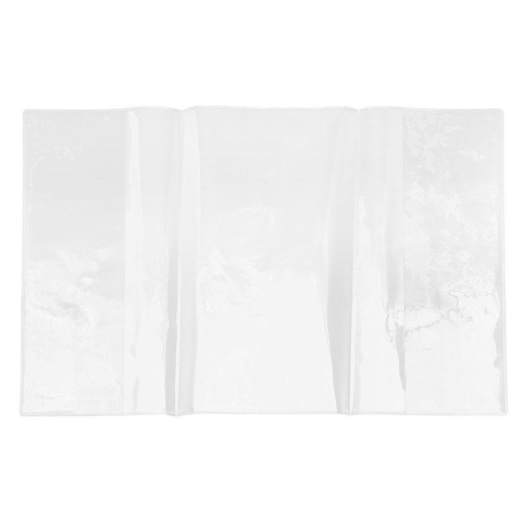 

PVC Book Cover Protector for A5 Textbooks Transparent Design spill proof easy clean plastic book covers notebook sleeve book