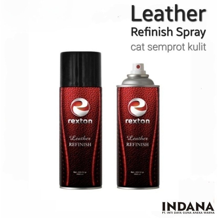 Cat Semprot Rexton Leather Refinish Spray Kain Kulit Asli / Sintetis