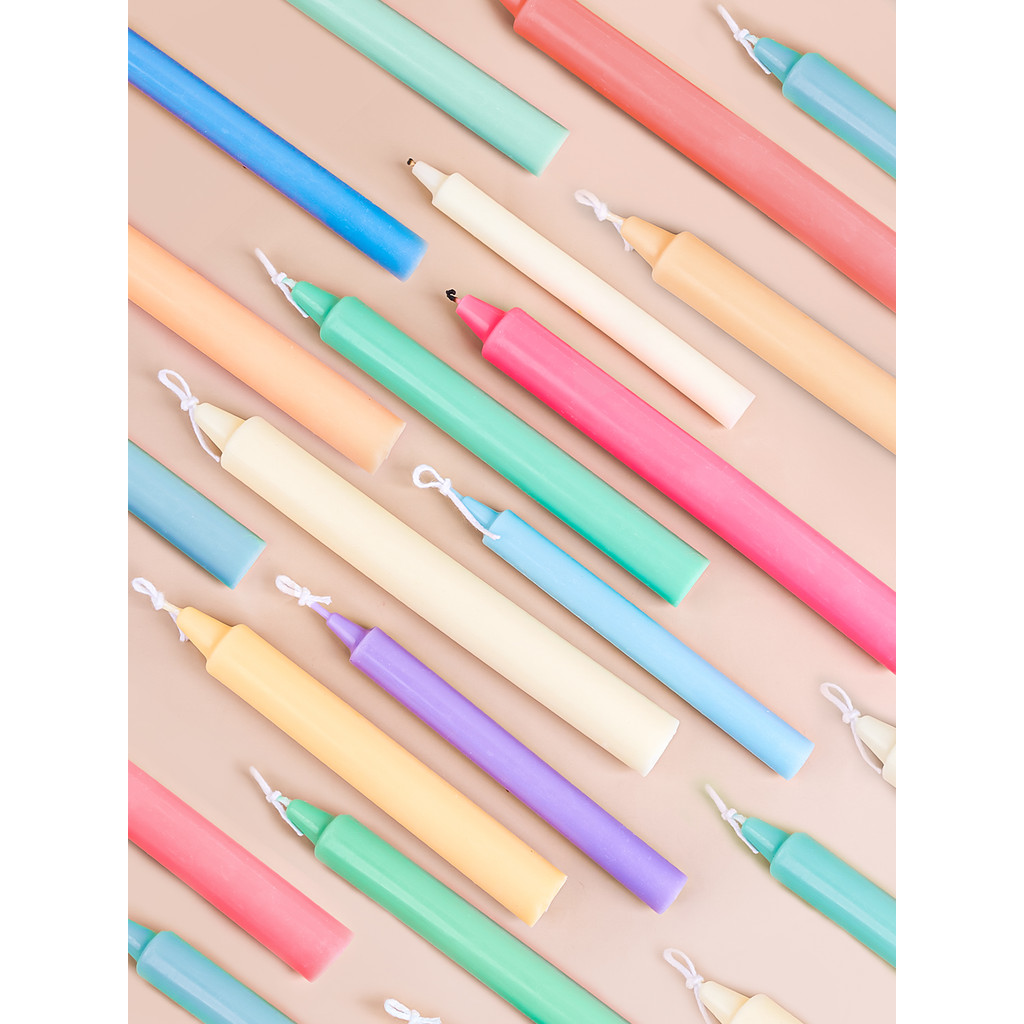 

DIY Cylinder Long Pole Candle Silicone Mold Geometry Round Church Candle Making Supplies Mould Handmade Wax Molds Home Decor