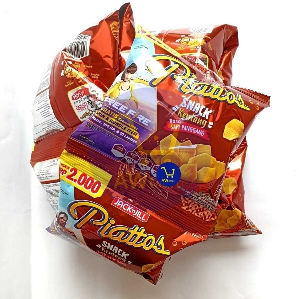 

PIATTOS RENCENG SAPI PANGGANG ISI ( 10 SACHET X 15 GRAM ) - SNACK KENTANG PIATTOS SAPI PANGGANG RENCENG - ecer 2000