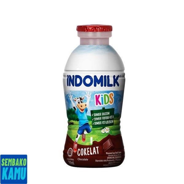 

Indomilk Liquid Choco Botol 190 ml - Susu