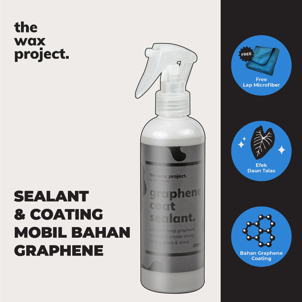 READY TWP Graphene Coat Sealant - Pengkilap Cat Mobil Motor Carbon Coating Kendaraan Nano Graphene