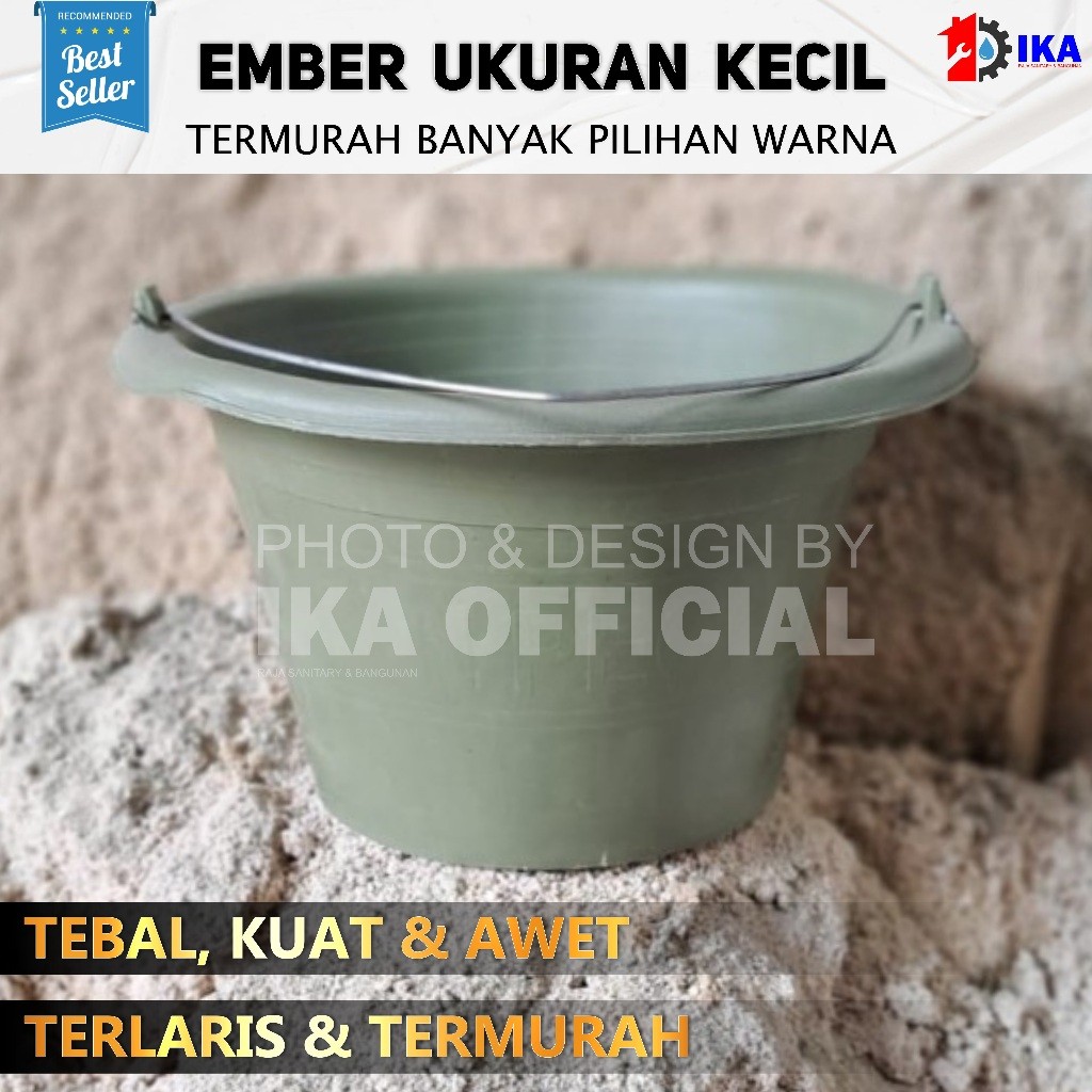 Ember cor hijau kecil / ember cor kecil / ember murah / Ember kecil MURAH / Ember Cor Bangunan Semen